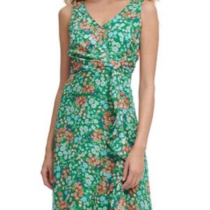 Kensie Chiffon Floral Dress